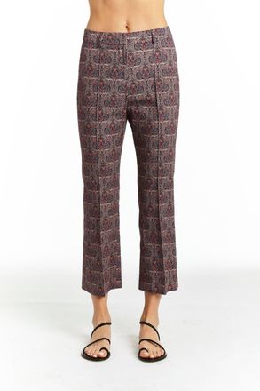 Drew Angelica Printed Pant In Admiral