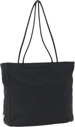 Prada Pre-owned Vintage Nylon Tote Bag - Dames - Vintage Shopper - Zwart - ONE Size - Nylon - Vintage
