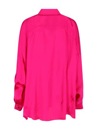 Dries Van Noten Womens Shirts Pink Silk