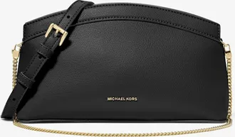 Michael Kors Athena Small Leather Convertible Clutch