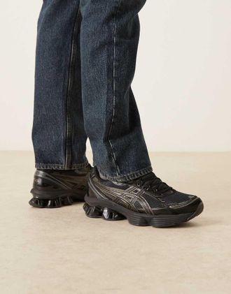 Asics Gel-Kinetic - Sneakers nere e grigie-Nero