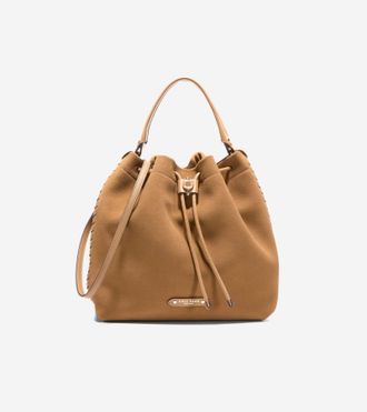 Cole Haan Womens Isabella Bucket Bag - Brown