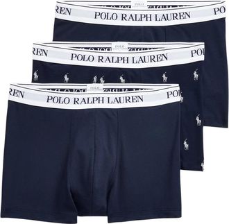 Polo Ralph Lauren Cotton Trunk 3-Pack - Heren - Onderbroek - Blauw - XL - Katoen - Ondergoed