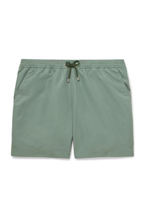 Sunspel Straight-Leg Mid-Length SEAQUAL-Blend Swim Shorts