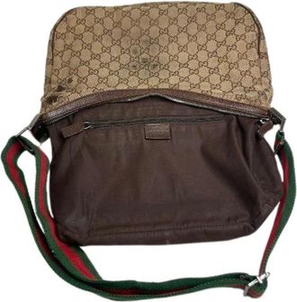 Gucci Pre-owned Shoulder Bags, female, Brown, Size: ONE SIZE Pre-owned Shoulder Bag