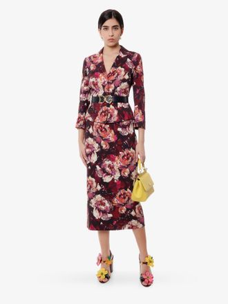 Dolce & Gabbana Womens Blazer Cady Multicolour Viscose Blazers Jacket