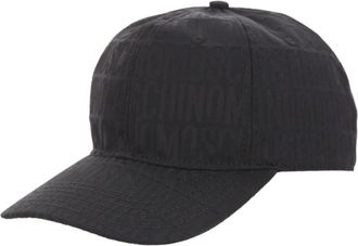 Moschino Lost And Found Baseball Hat - Heren - Petten - Zwart - ONE Size - Katoen - Accessoires