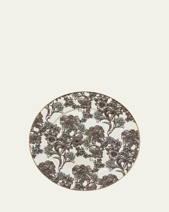 MacKenzie-Childs Sterling English Garden Enamel Serving Platter