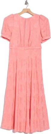 L.k. Bennett Pearl Puff Sleeve Maxi Dress in Rose at Nordstrom Rack, Size 10 Us / 14 Uk