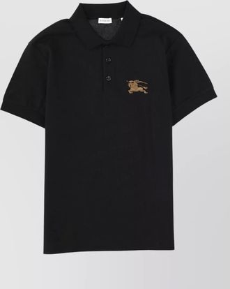 Burberry polo shirt with short sleeves and collar