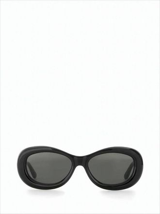 Courrèges Oval-Frame Sunglasses With Finish