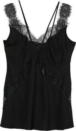 Pinko Lydia Top In Black With Lace