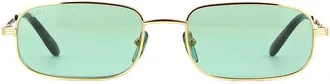 Gucci GG1457S005 Mint Lens Sunglasses - Gold