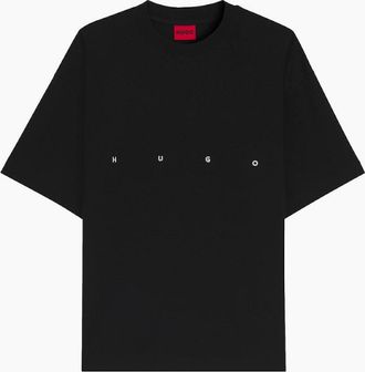 HUGO BOSS Mens HUGO Dariso T-Shirt 001 Black - Size: 38