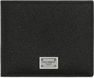 Dolce & Gabbana Dauphine Portemonnee - Heren - Portefeuilles - Zwart - ONE Size - Leer - Accessoires
