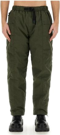 South2 West8 Belted C.s. Down Pant - Takibi - Heren - Straight fit broeken - Groen - M - Leer - Broeken