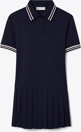 Tory Burch Womens Striped Rib Knit Polo Dress, size XS