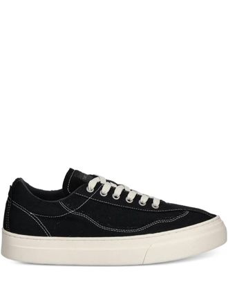 Stepney Workers Club contrast-stitching sneakers - Nero