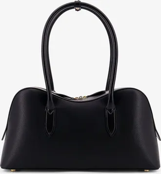 Stella McCartney Womens Medium Vegan Leather Shoulder Bag Black