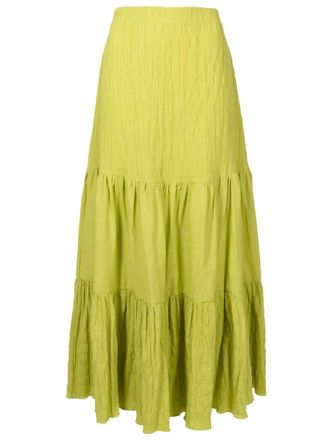 Clube Bossa Pisan tiered maxi skirt - Green