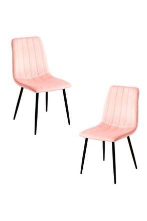 Regalos Miguel Regalos Miguel - Packs Sillas Comedor - Pack 2 Sillas Liny Terciopelo - Rosa