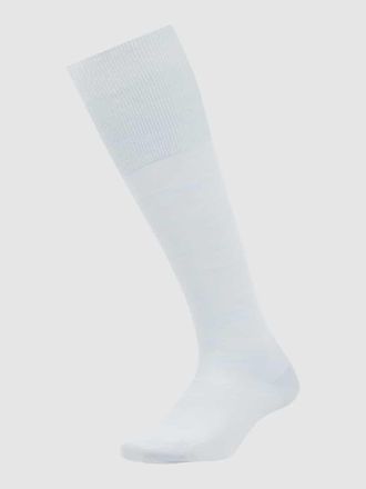 Falke Kniestr&uuml;mpfe mit Komfortbund Modell Airport in Hellblau, Gr&ouml;&szlig;e 41/42