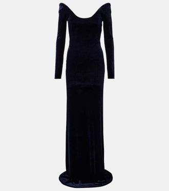 Alaia Ala&iuml;a Vestido de fiesta de terciopelo