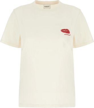 Isabel Marant T-Shirts, female, Beige, Size: S T-shirt