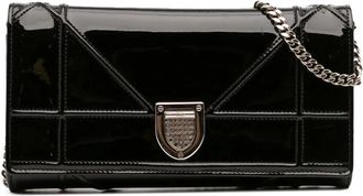 Dior Borsa a tracolla Diorama Croisiere lucida con catena 2016 - Nero