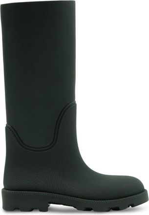 Burberry Marsh calf-length rain boots - women - Rubber - 35.5 - Green