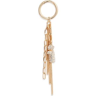Chelsea28 Pav&eacute; Crystal Inital Bag Charm in I- Clear- Gold at Nordstrom