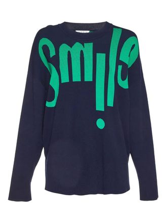 Sandro Pre-owned intarsia gebreide trui - Blauw