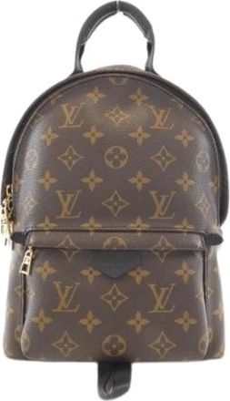 Louis Vuitton Pre-owned Backpacks, male, Brown, Size: ONE SIZE Pre-owned Palm Springs Monogram Backpack
