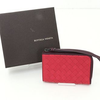 Bottega Veneta Red Color Coin Purse/Coin Case (Pre-Owned)