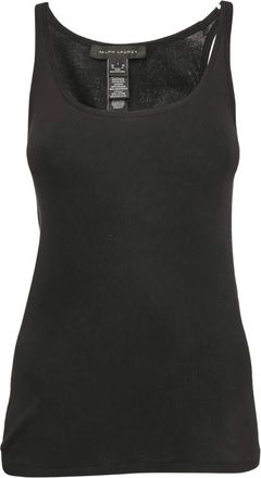 Ralph Lauren rib knit tank top - Black