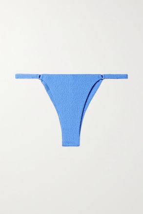 Vix Rafa Seersucker Bikini Briefs - Blu