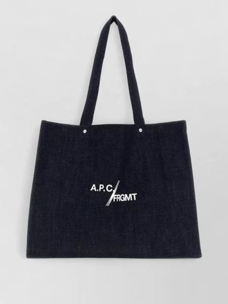 A.P.C. frgmt je sors ce soir tote bag