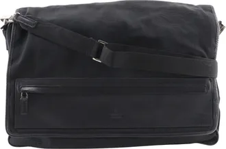 Gucci Black Nylon Canvas Shoulder Bag Sling Bag (Pre-Owned)