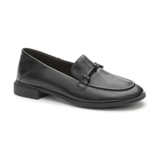 Keddo Casual Gesloten Loafers - Dames - Loafers - Zwart - 36 EU - Leer - Schoenen