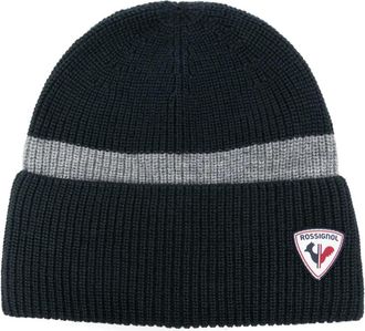 Rossignol Ethan beanie - men - Polyester/Viscose/Wool - One Size - Blue
