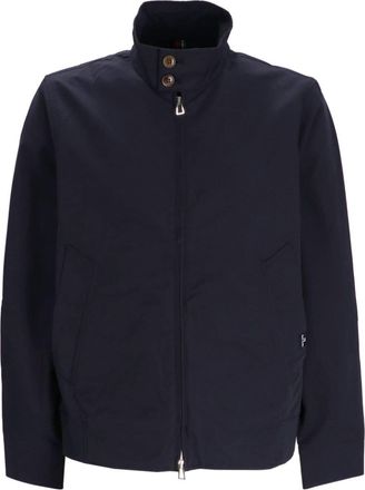 Paul Smith stand-collar harrington jacket - men - Cotton/Nylon - S - Blue
