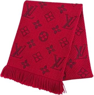 Louis Vuitton Pre-owned Stole - Dames - Vintage Accessoires - Rood - ONE Size - Wol - Vintage