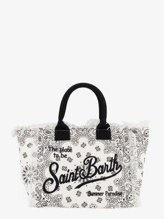 MC2 Saint Barth Borsa a spalla Vanity in canvas con stampa Bandana - MC2 SAINT BARTH - gender_Woman
