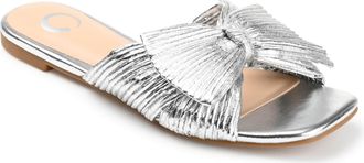 Journee Collection Women & apos;s Serlina Medium and Wide Width Flat Sandals