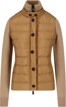 Moncler Cardigan In Lana Vergine