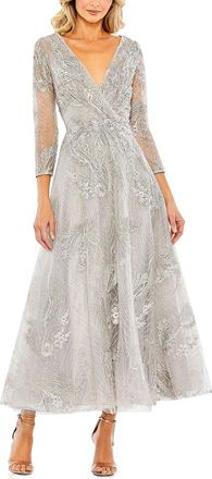 Mac Duggal Cocktail Embellished Sleeveless Sheath Dress