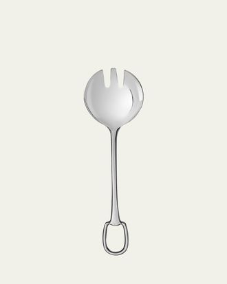 Hermès Attelage Silver-Plated Salad Serving Fork