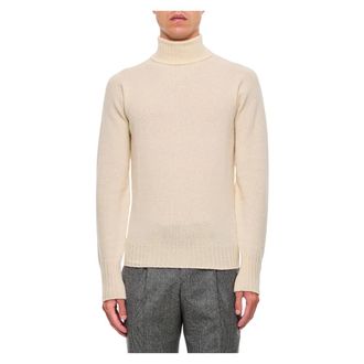 Drumohr Turtlenecks, male, Beige, Size: 2XL Dolcevita Turtleneck