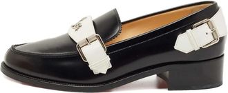 Christian Louboutin Mocassini Monmoc con fibbia - Nero