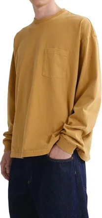 A Gold E Lucan Long Sleeve T-Shirt in Ochre Md Yellow Gold at Nordstrom, Size X-Large